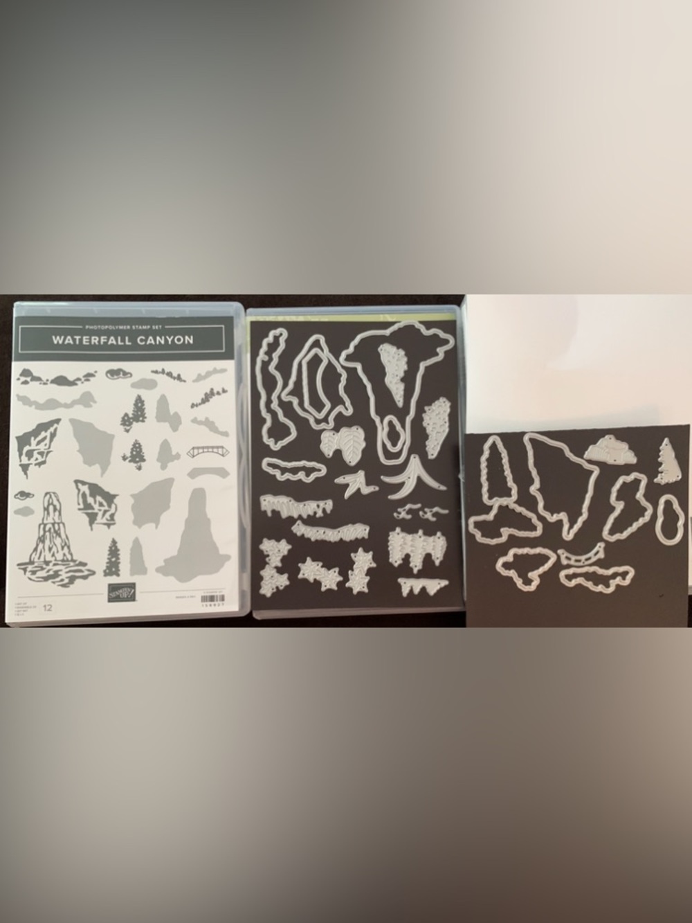 Stampin' Up! Waterfall Canyon Photopolymer Stamps with coordinating Dies Bundle